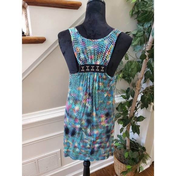 Cabi Women's Multicolor Rayon Scoop Neck Sleeveless Top Blouse Size XS - Picture 6 of 10